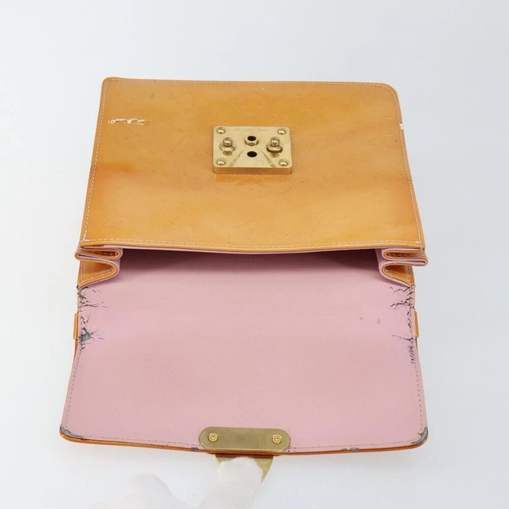 LOUIS VUITTON Monogram Vernis Spring street Hand Bag Pink - Picture 8 of 15